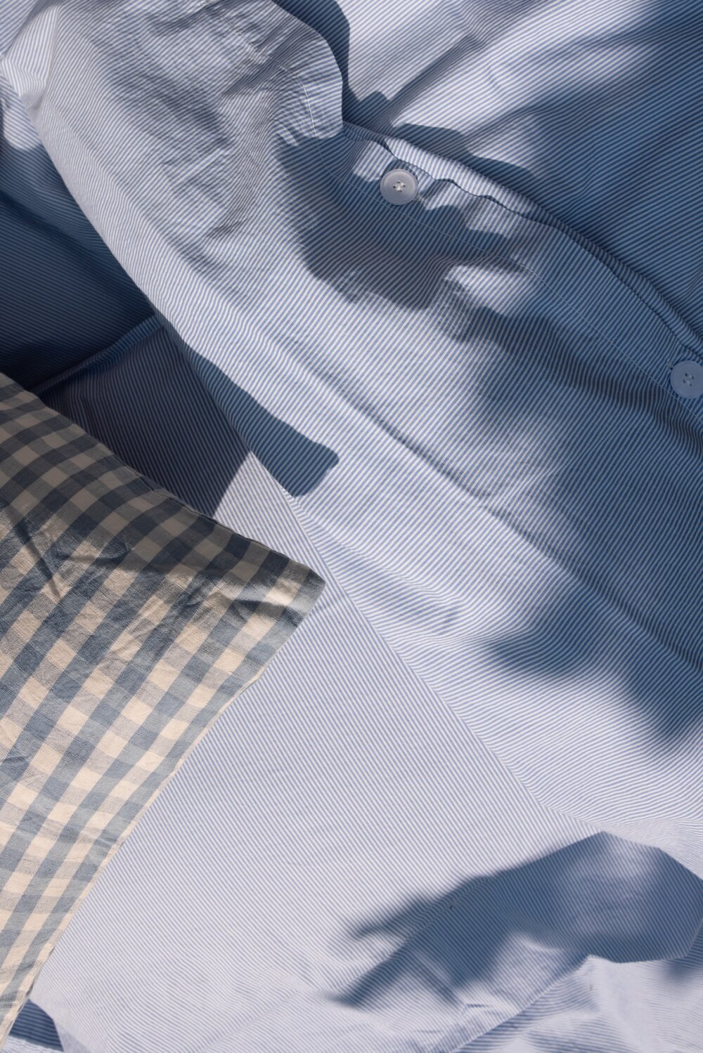 Stribet sengetøj - Milk Stripe